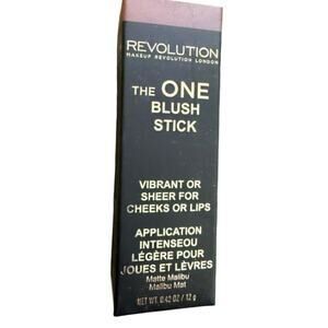 Makeup Revolution The One Blush Stick – Matte Malibu 🤎 | 0.42 oz | NEW ✨